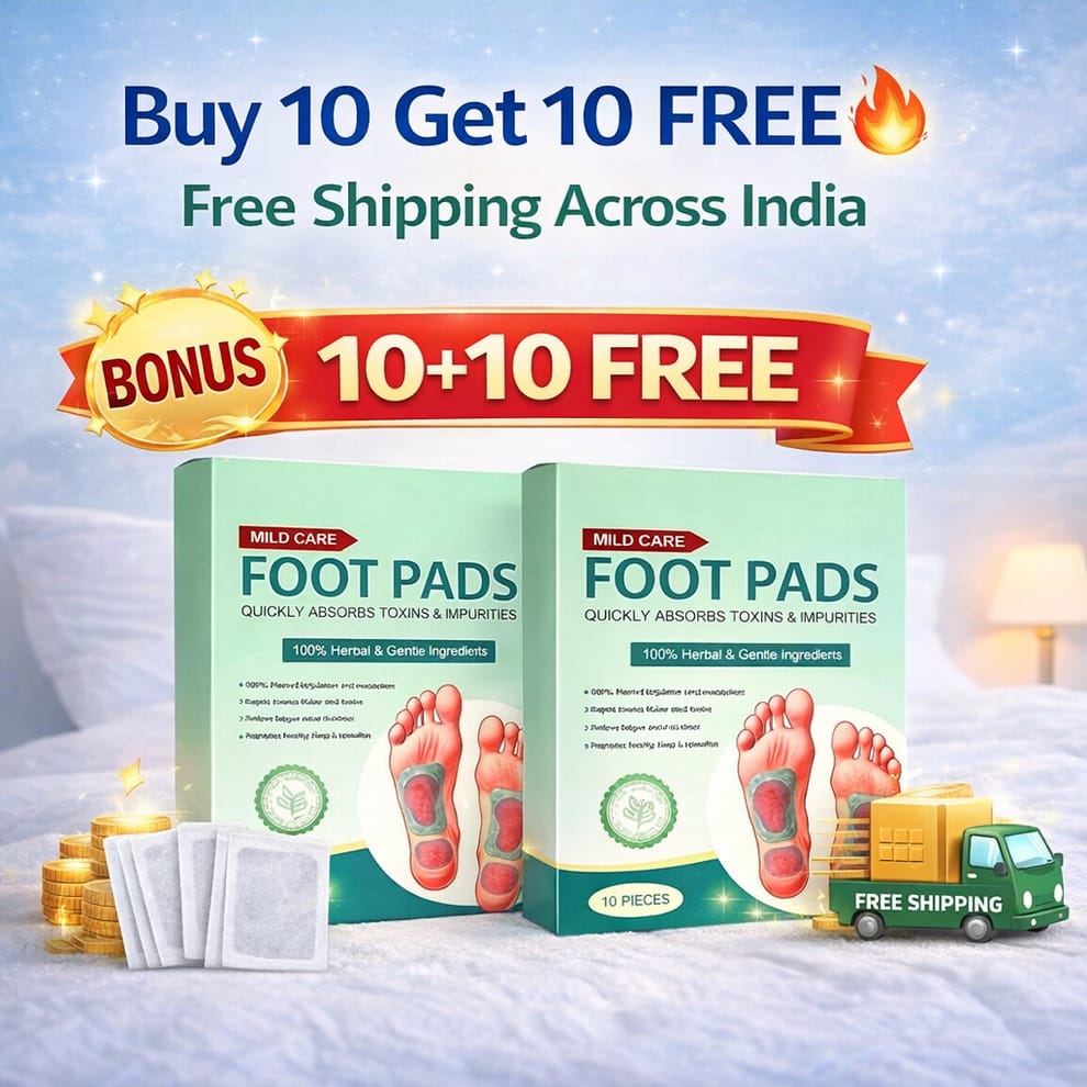 DN Premium Natural Detox Foot Patches( 2x10 packs) BUY 1 GET 1 FREE